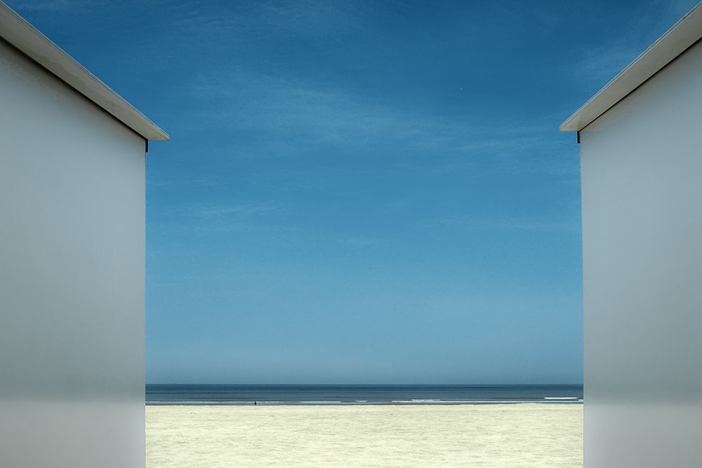 The deserted beach... almost... art print by Gilbert Claes for $57.95 CAD