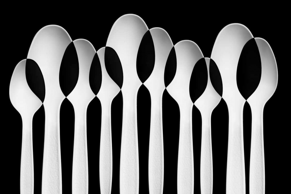 Spoons Abstract:  Forest art print by Jacqueline Hammer for $57.95 CAD