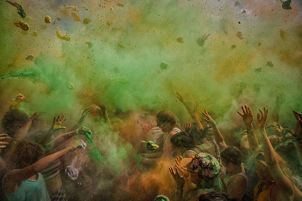 Paint Fight art print by Luke for $57.95 CAD