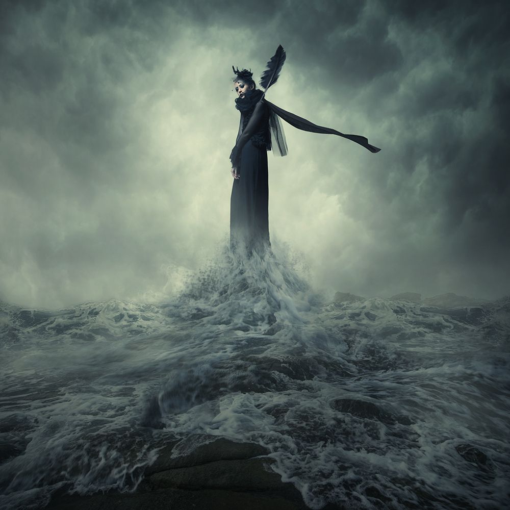 Queen Of The Darkness art print by Hardibudi for $57.95 CAD