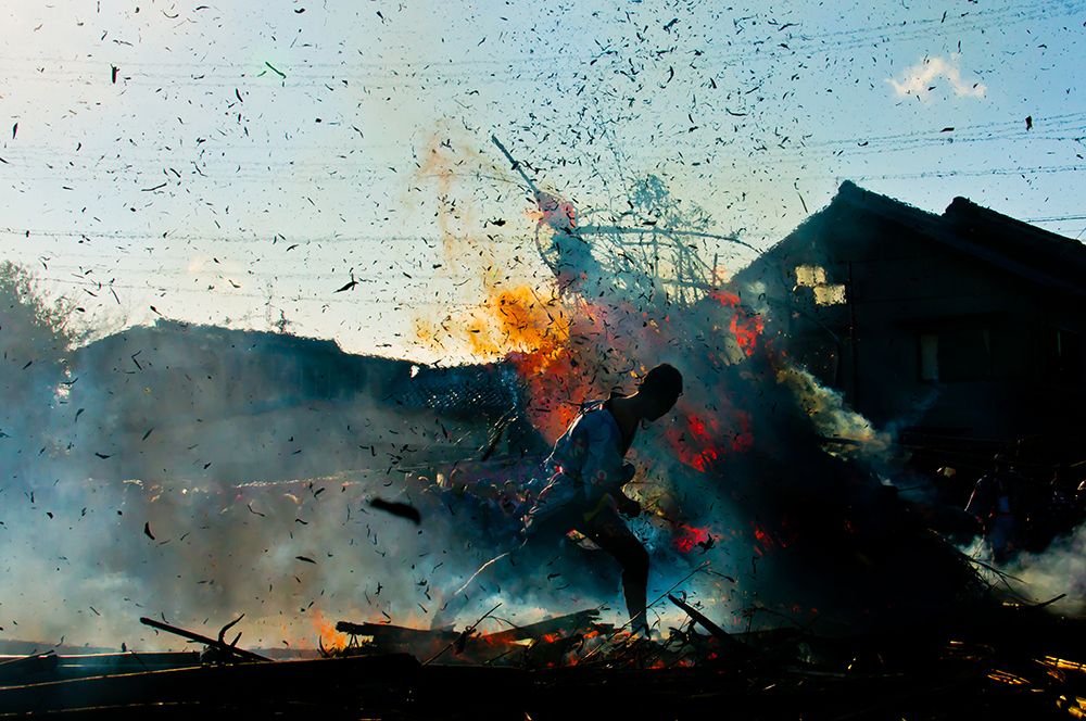 Fire Festival art print by Tetsuya Hashimoto for $57.95 CAD