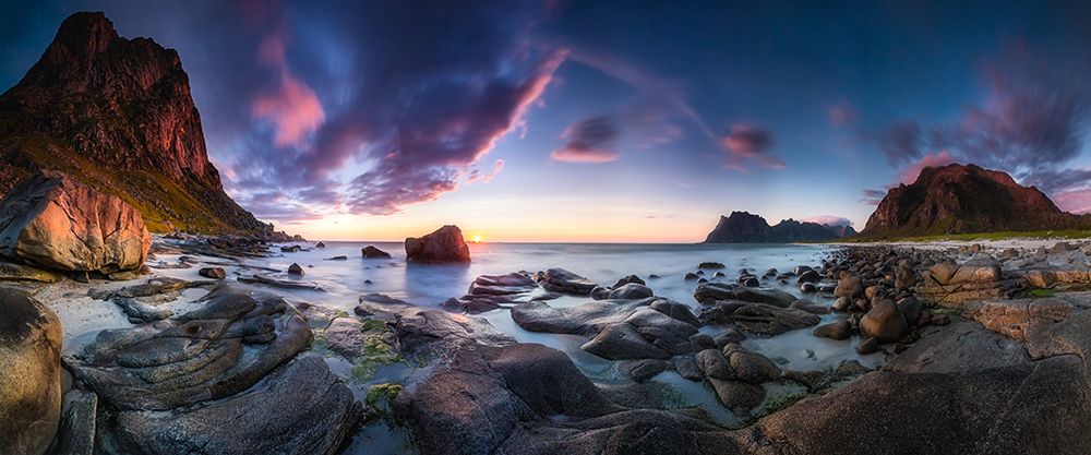 Utakleiv Sunset art print by Dr. Nicholas Roemmelt for $57.95 CAD