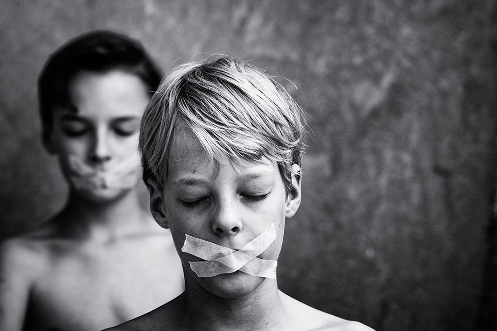 DonT Look, DonT Speak art print by Mirjam Delrue for $57.95 CAD