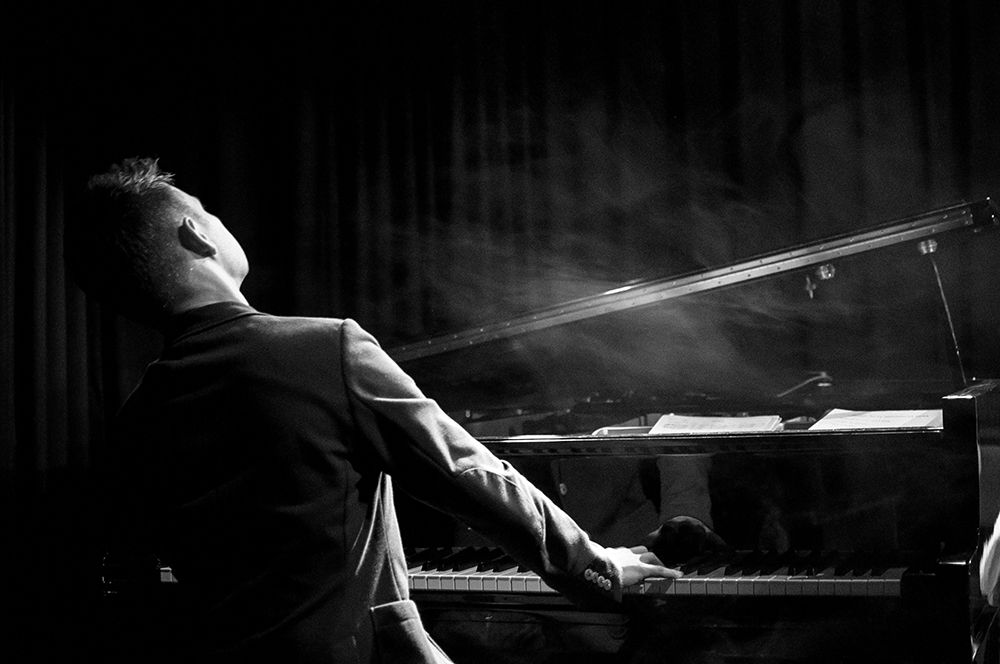 Pianist art print by Laura P. for $57.95 CAD