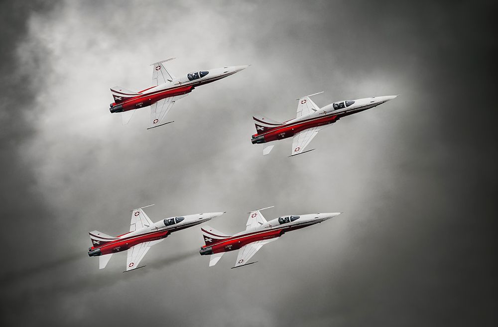 Patrouille Suisse art print by Leon for $57.95 CAD
