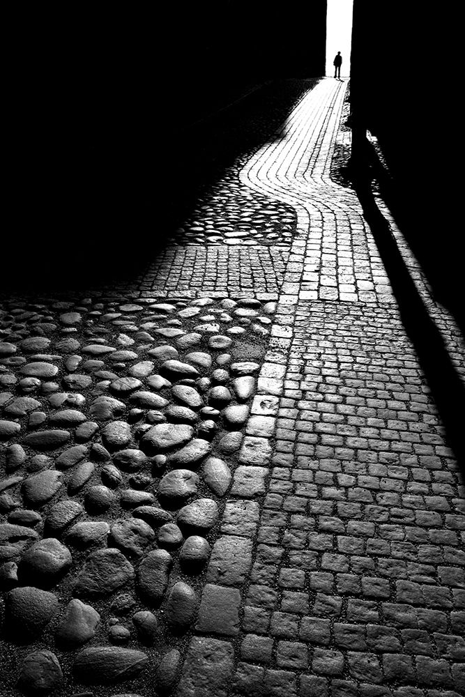 Narrow Street art print by Bror Johansson for $57.95 CAD