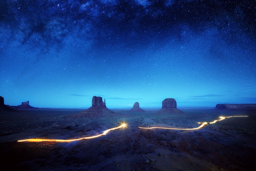 Magic Monument Valley art print by Juan Pablo De for $57.95 CAD