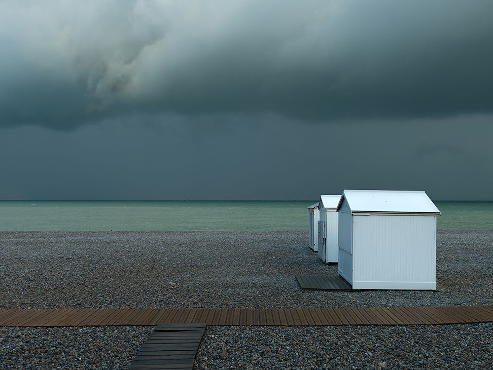 Beachhouses art print by Elisabeth Wehrmann for $57.95 CAD