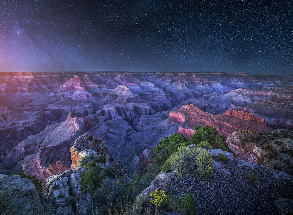Grand Canyon Night art print by Juan Pablo De for $57.95 CAD