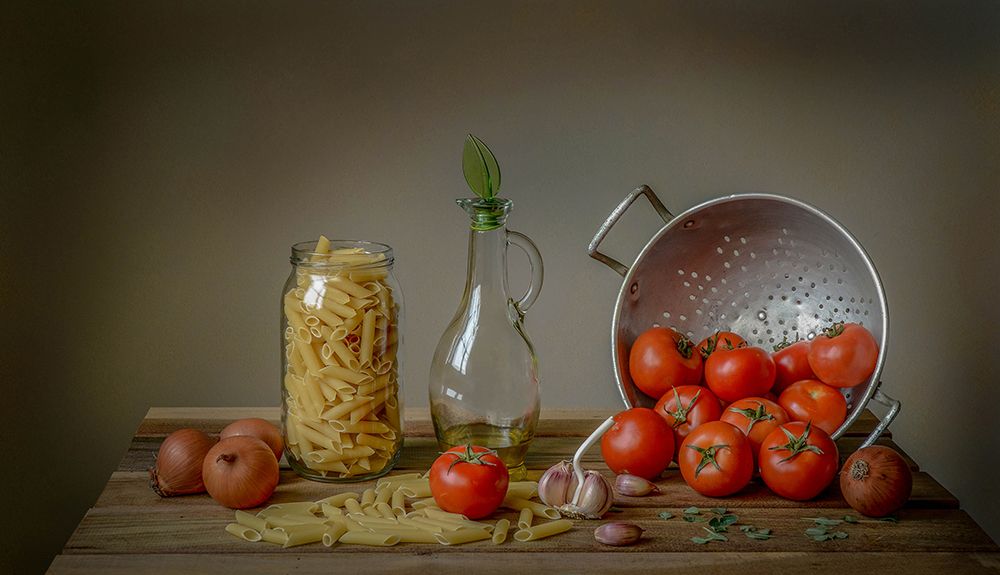 Una buona pasta! art print by Margareth Perfoncio for $57.95 CAD