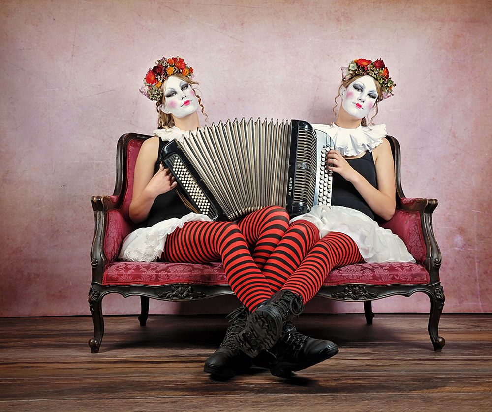 Twins art print by Monika Vanhercke for $57.95 CAD