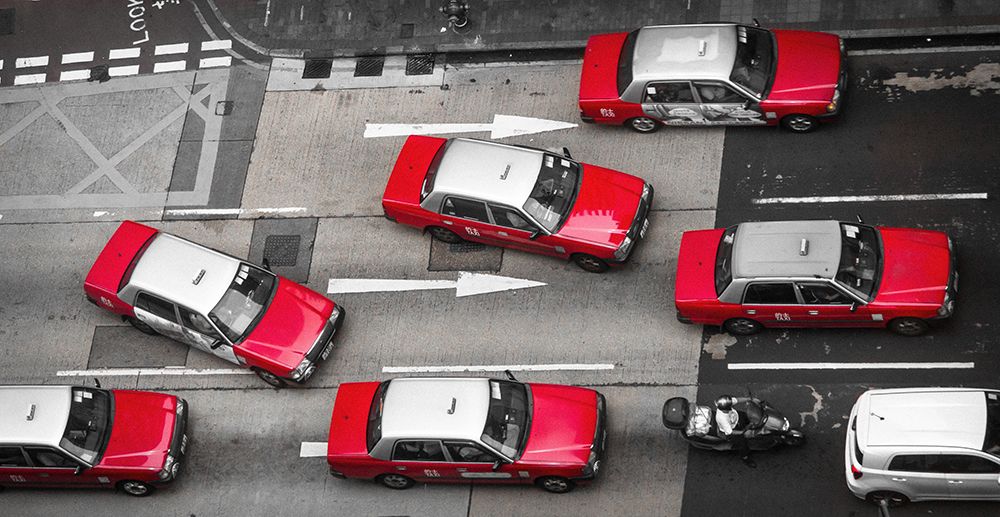 Taxi! art print by Dave Johns for $57.95 CAD