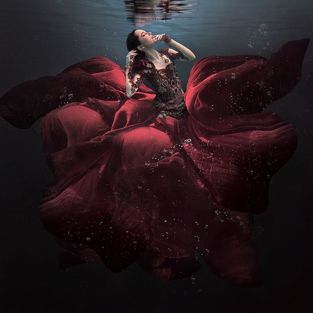 The Lady in Red art print by Martha Suherman for $57.95 CAD