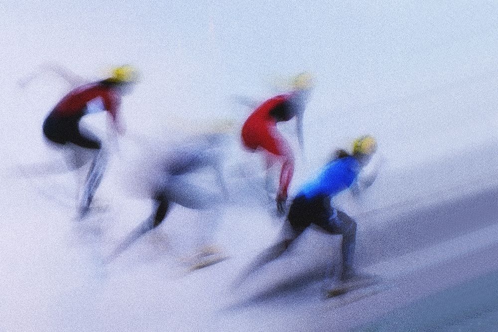 Speed Skating 1 art print by Zoran Milutinovic for $57.95 CAD