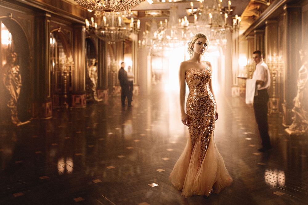 Gold art print by Sergey Parishkov for $57.95 CAD