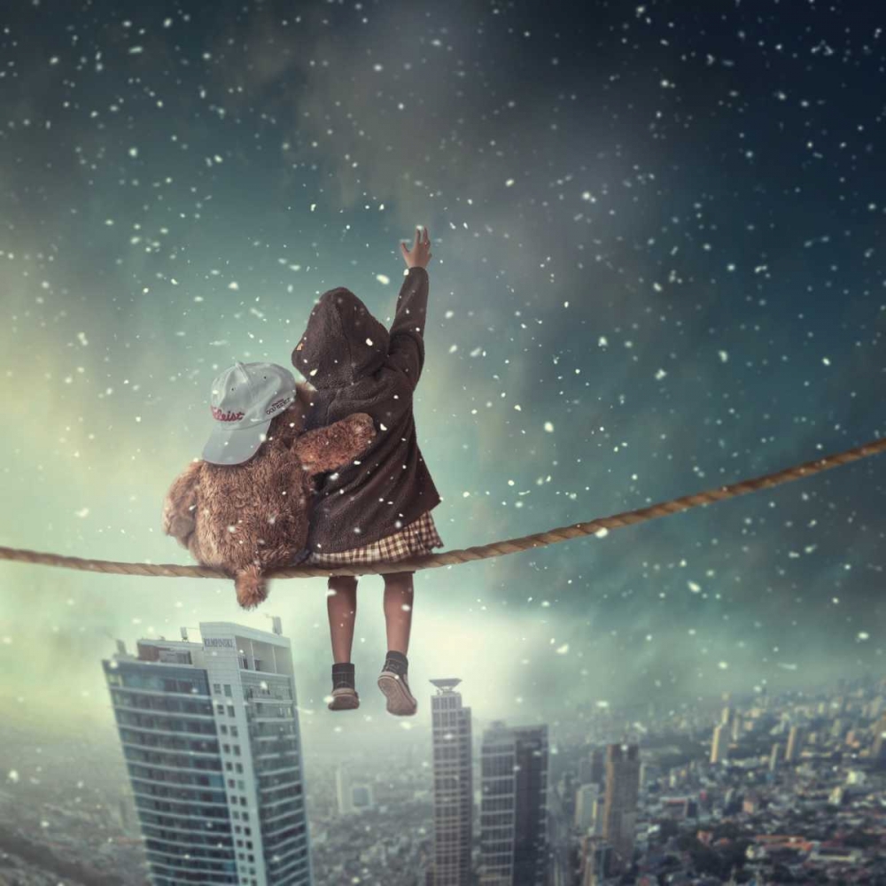 Let It Snow art print by Hardibudi for $57.95 CAD