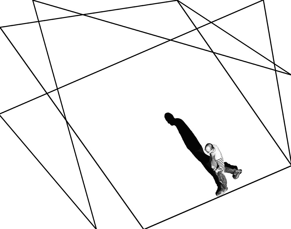 Line and Shadow art print by Natalia for $57.95 CAD