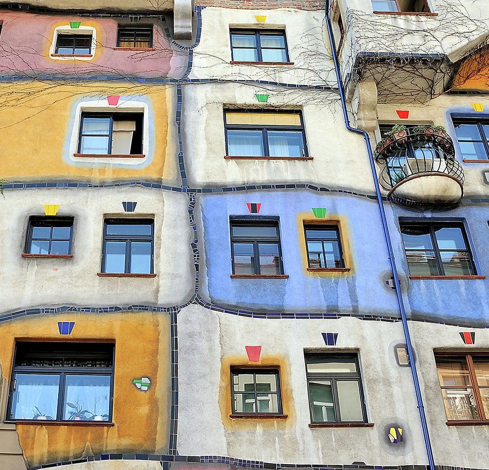 Windows Of Hundertwasser art print by Yair Tzur for $57.95 CAD