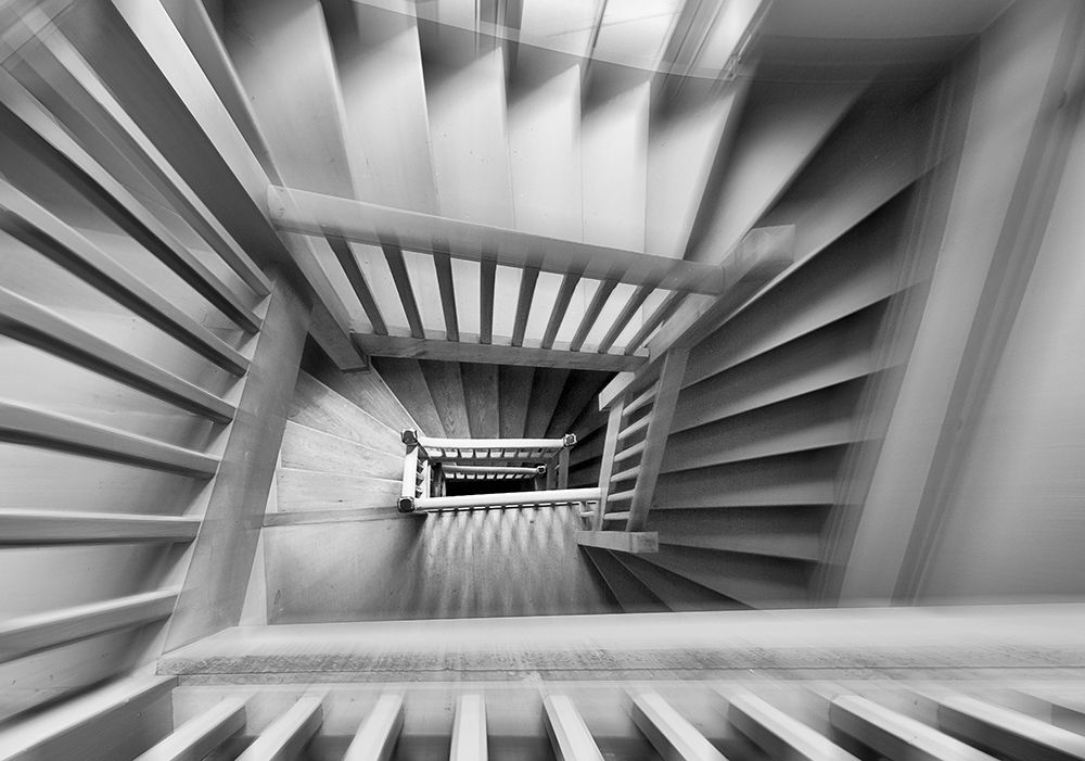 Old staircase art print by Henk van Maastricht for $57.95 CAD
