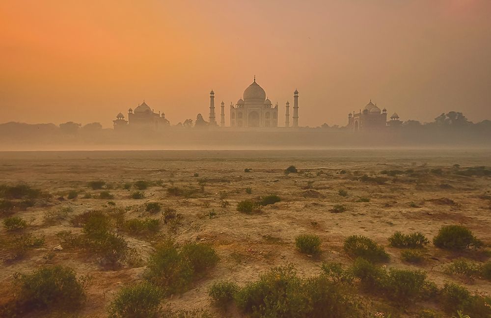 Taj Mahal At Dusk art print by Vichaya for $57.95 CAD