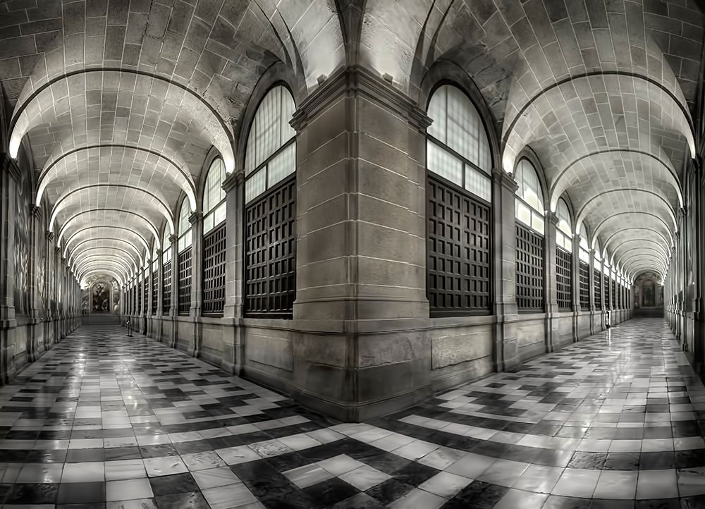 The Corridors Of The Escorial art print by Fran Osuna for $57.95 CAD