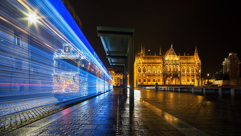 Next stop - Budapest Parliament art print by Jozsef Beko for $57.95 CAD