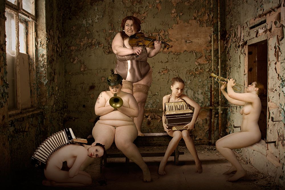 The Girl-Band art print by Christine von Diepenbroek for $57.95 CAD