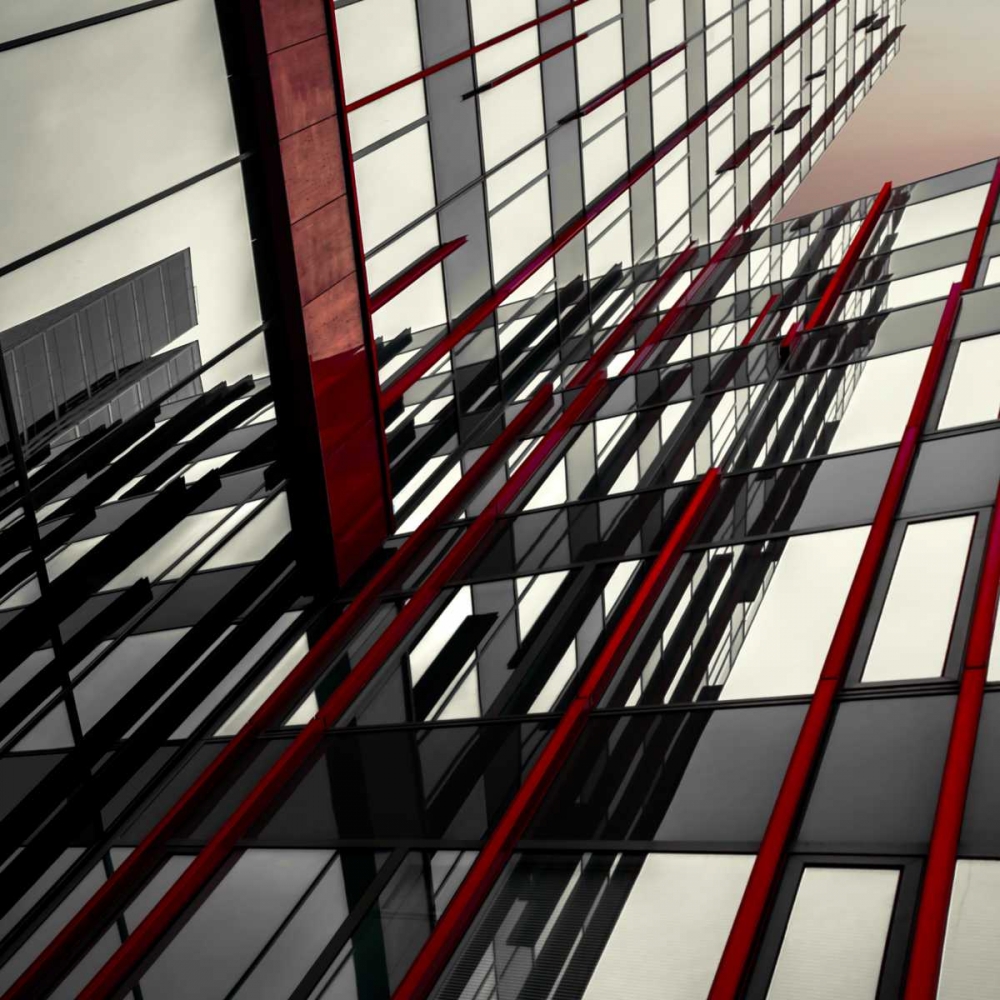 Red Lines art print by Gilbert Claes for $57.95 CAD