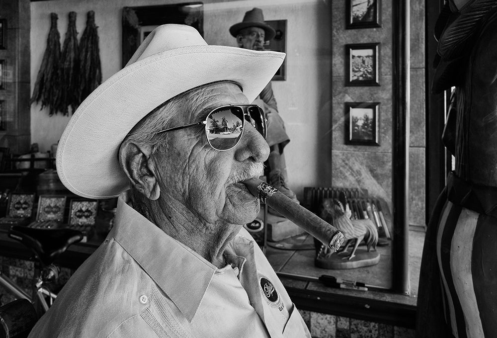Homme Avec Cigare art print by Tony Liviero for $57.95 CAD