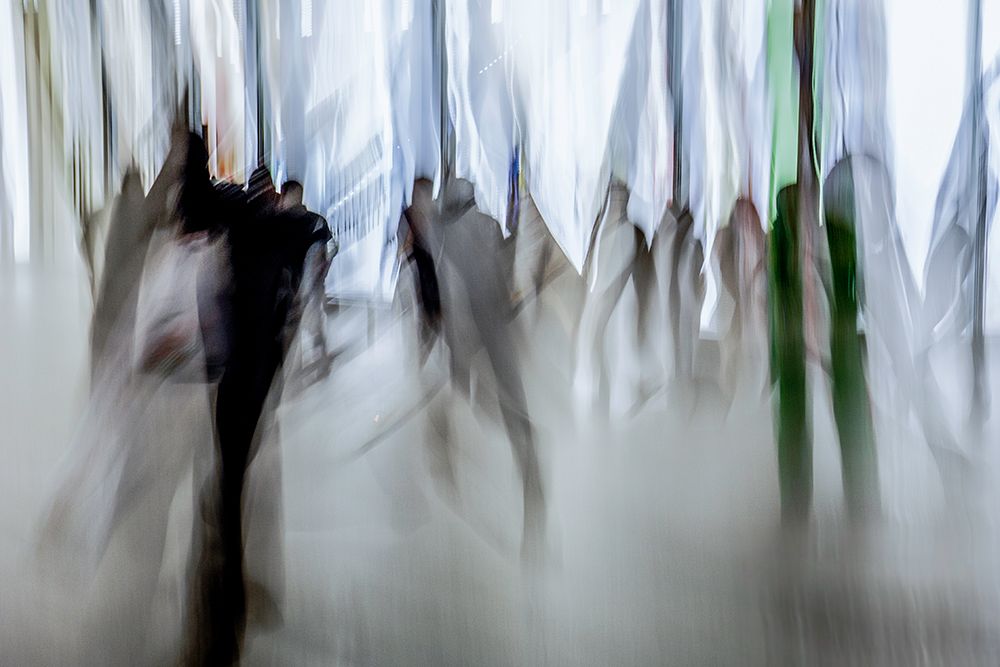 Passing shop-windows art print by Andy Bauer for $57.95 CAD