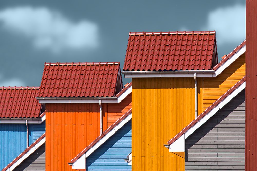Roofs art print by Theo Luycx for $57.95 CAD
