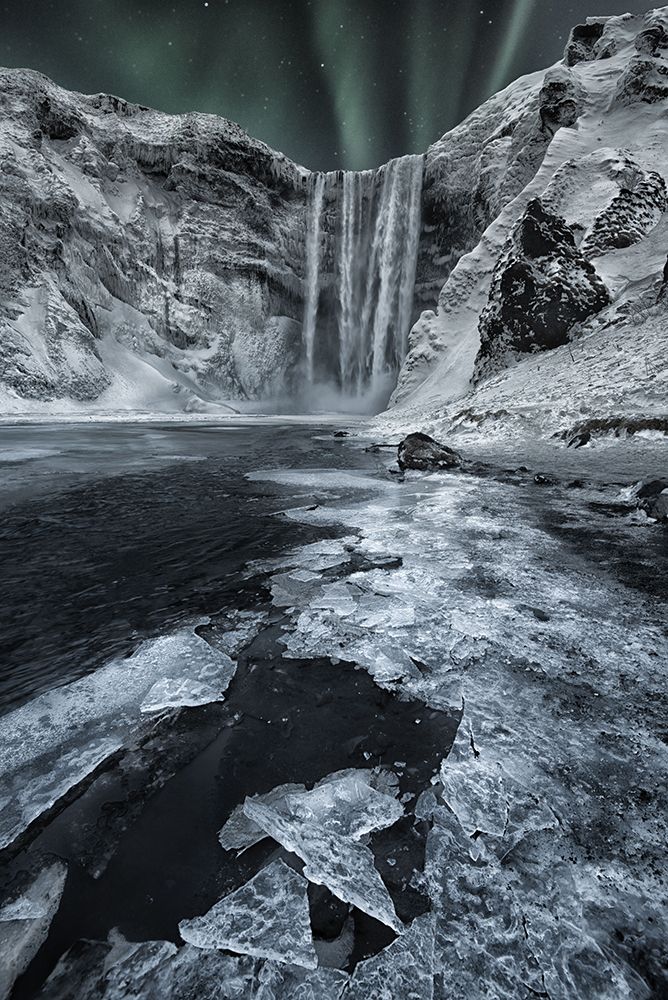 Skogafoss Falls art print by Lior Yaakobi for $57.95 CAD