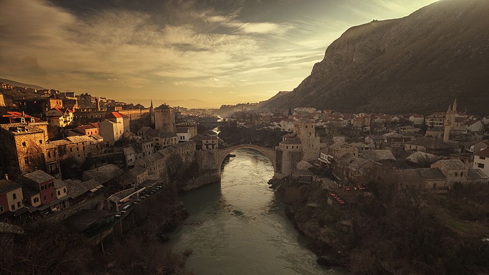 Mostar art print by Bez Dan for $57.95 CAD