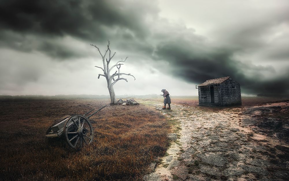 The long road of reflection art print by Nuno Araujo for $57.95 CAD