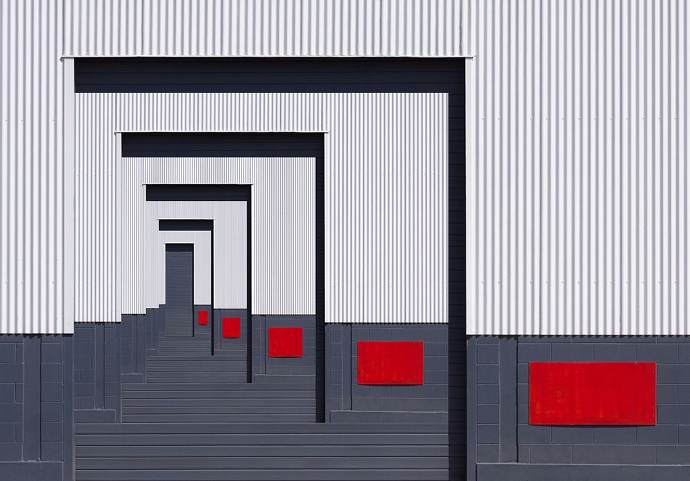 Red Rectangle art print by Jacqueline Hammer for $57.95 CAD