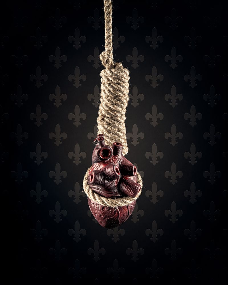 Heart on a Noose art print by Petri Damsten for $57.95 CAD