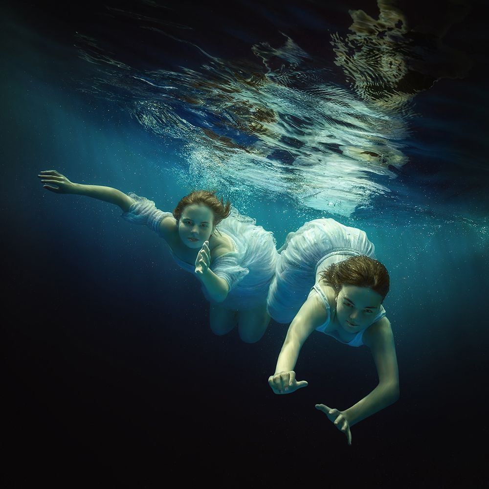 Sea nymphs art print by Dmitry Frizel for $57.95 CAD