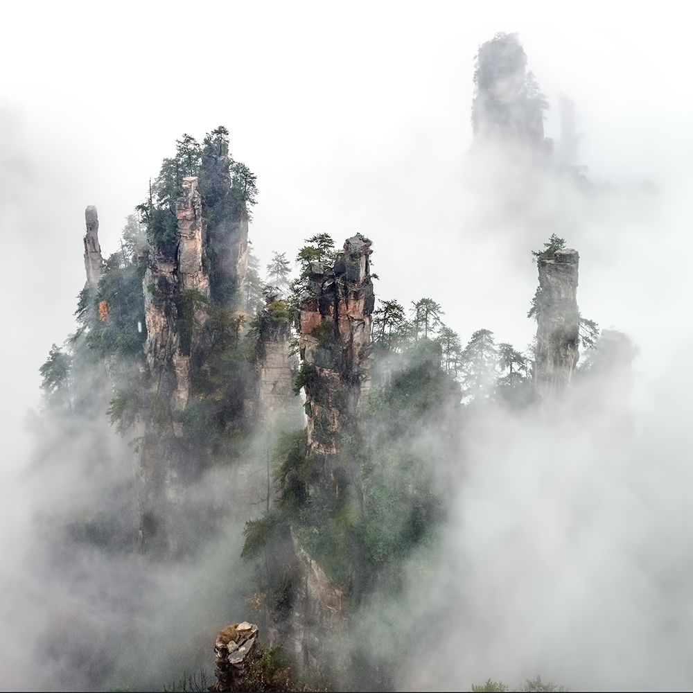 Zhangjiajie art print by Hua Zhu for $57.95 CAD