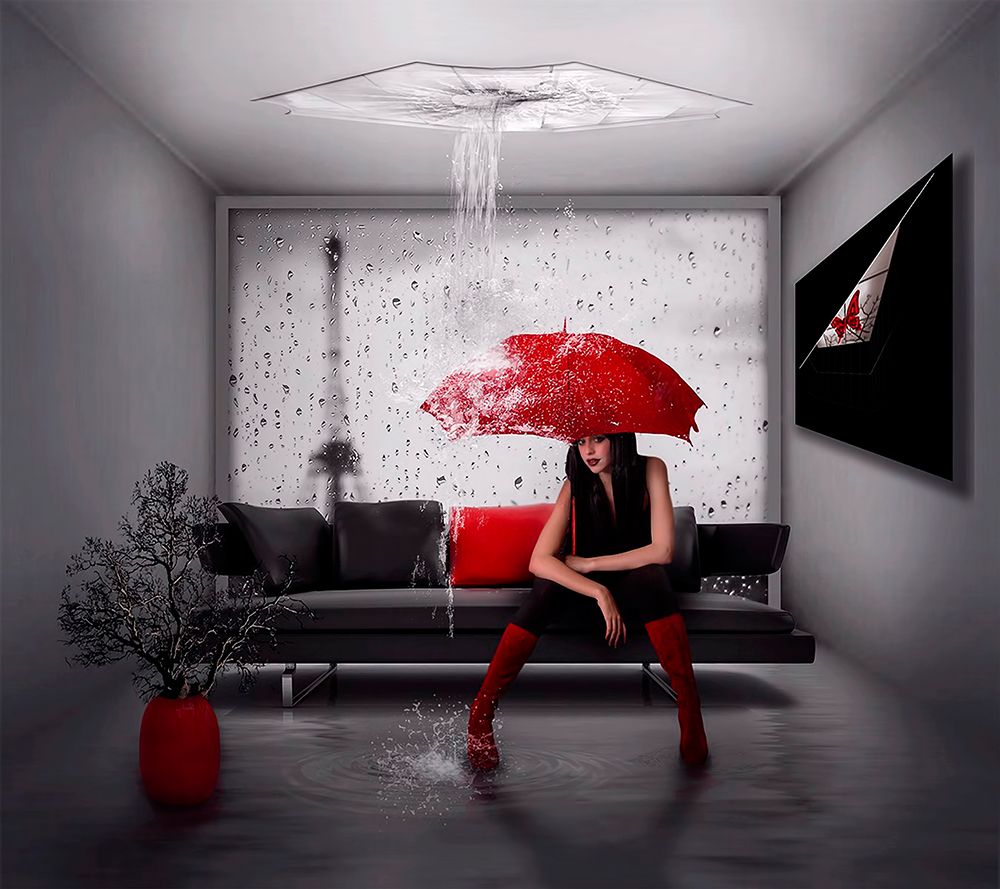 Rain In Paris art print by Natalia Simongulashvili for $57.95 CAD