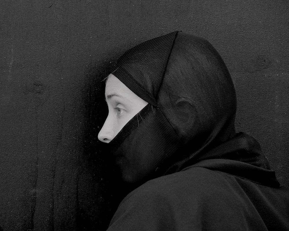 Veiled Woman art print by Ivan Huang for $57.95 CAD