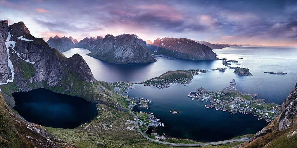 Sunrise Over Mt. Reinebringen-Norway art print by Andrej Sevkovksij for $57.95 CAD