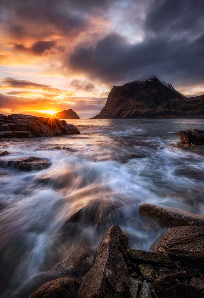 Northern Coast Sunset art print by Daniel Gastager for $57.95 CAD