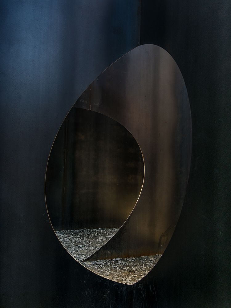Oval Steel art print by Luc Vangindertael for $57.95 CAD
