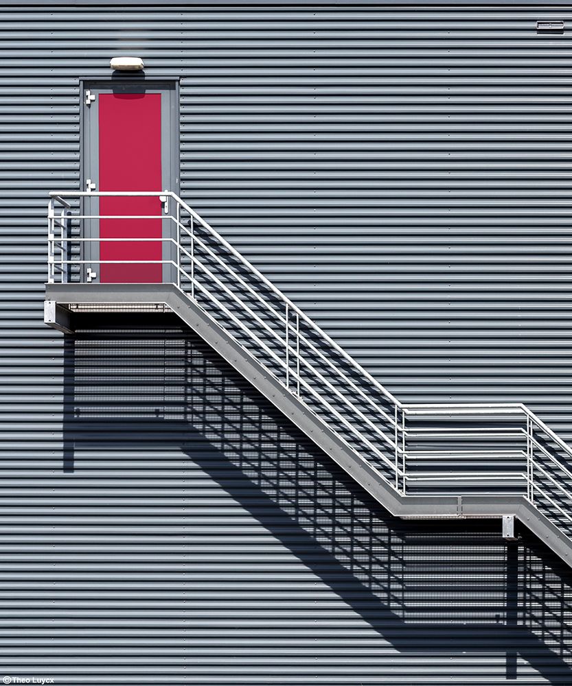 Upstairs To The Red Door art print by Theo Luycx for $57.95 CAD