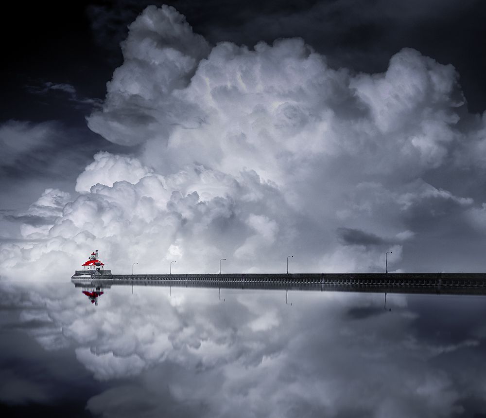 Cloud Desending art print by Like He for $57.95 CAD
