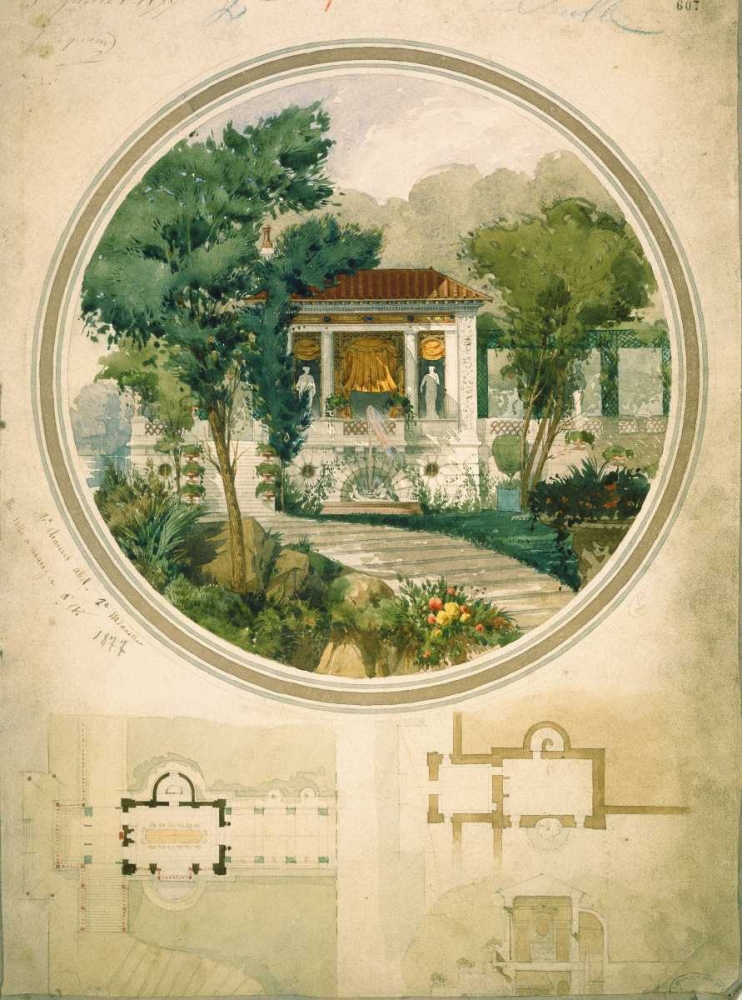 Summer Dining Room art print by Adrien Chancel for $57.95 CAD