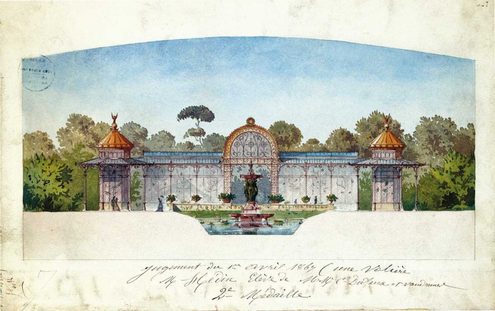 Aviary art print by Andre-Arthur Hedin for $57.95 CAD
