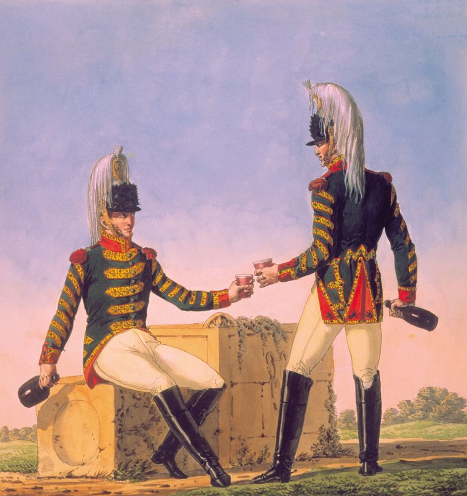 French Army, 1er Regiment de Cuirassiers art print by Carle Vernet for $57.95 CAD