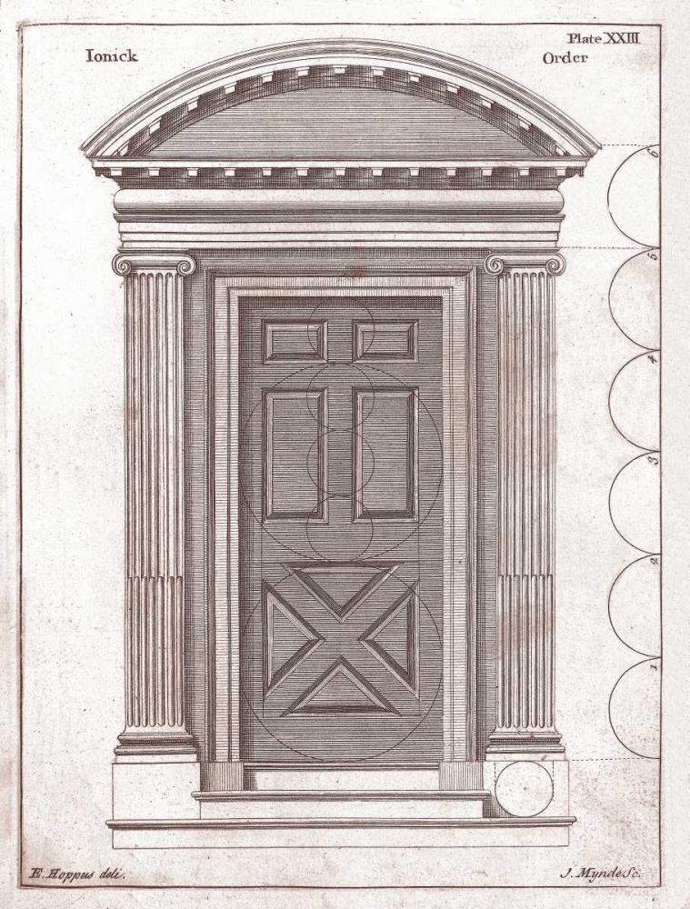 Door, Ionic Order art print by Edward Hoppus for $57.95 CAD