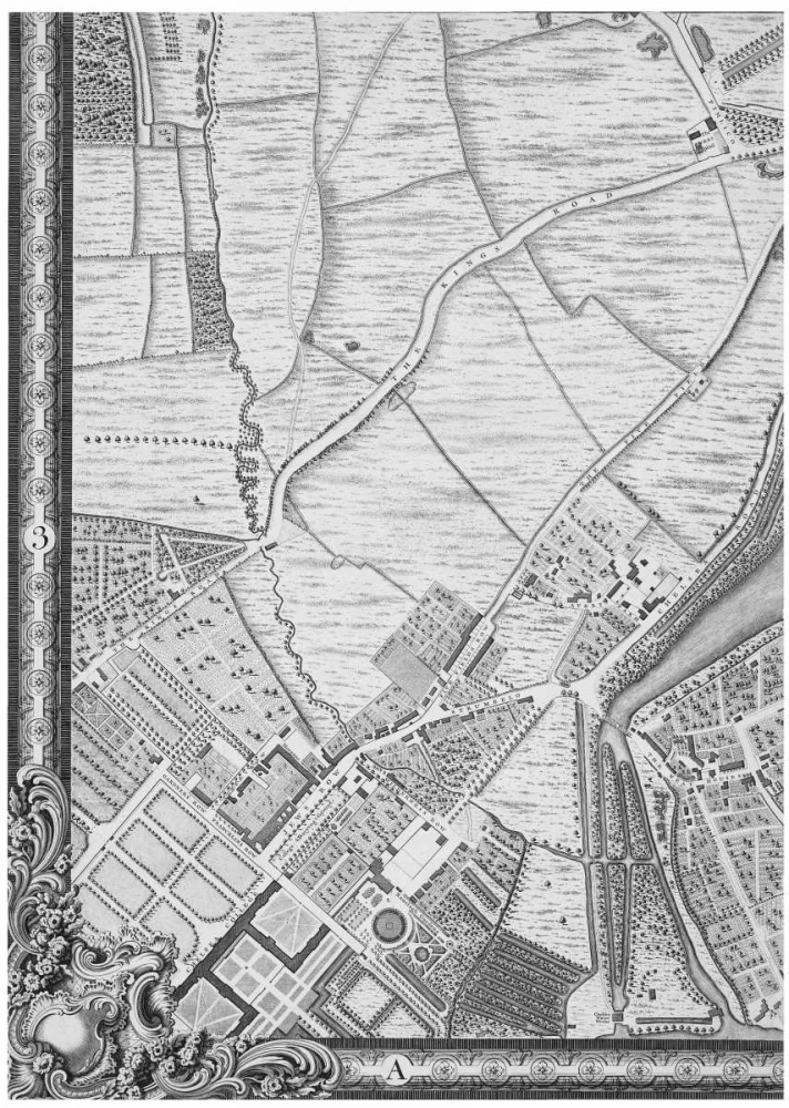 Roque Sectional map of London 1748 art print by John Roque for $57.95 CAD